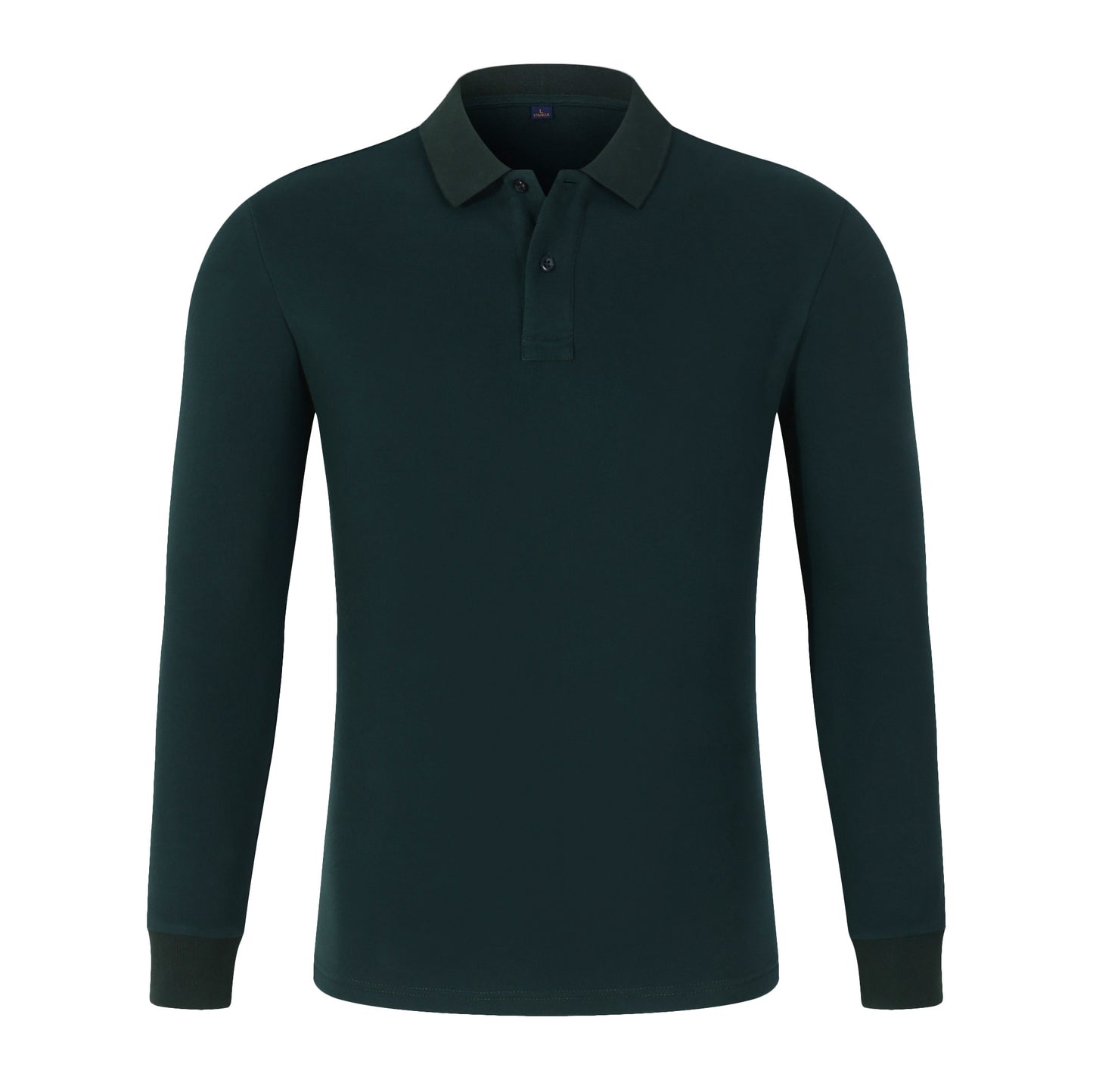 500GSM Ultra-Soft Fleece Polo Shirt | Full Cotton Crewneck, Thermal Lining & Color Options - 613#