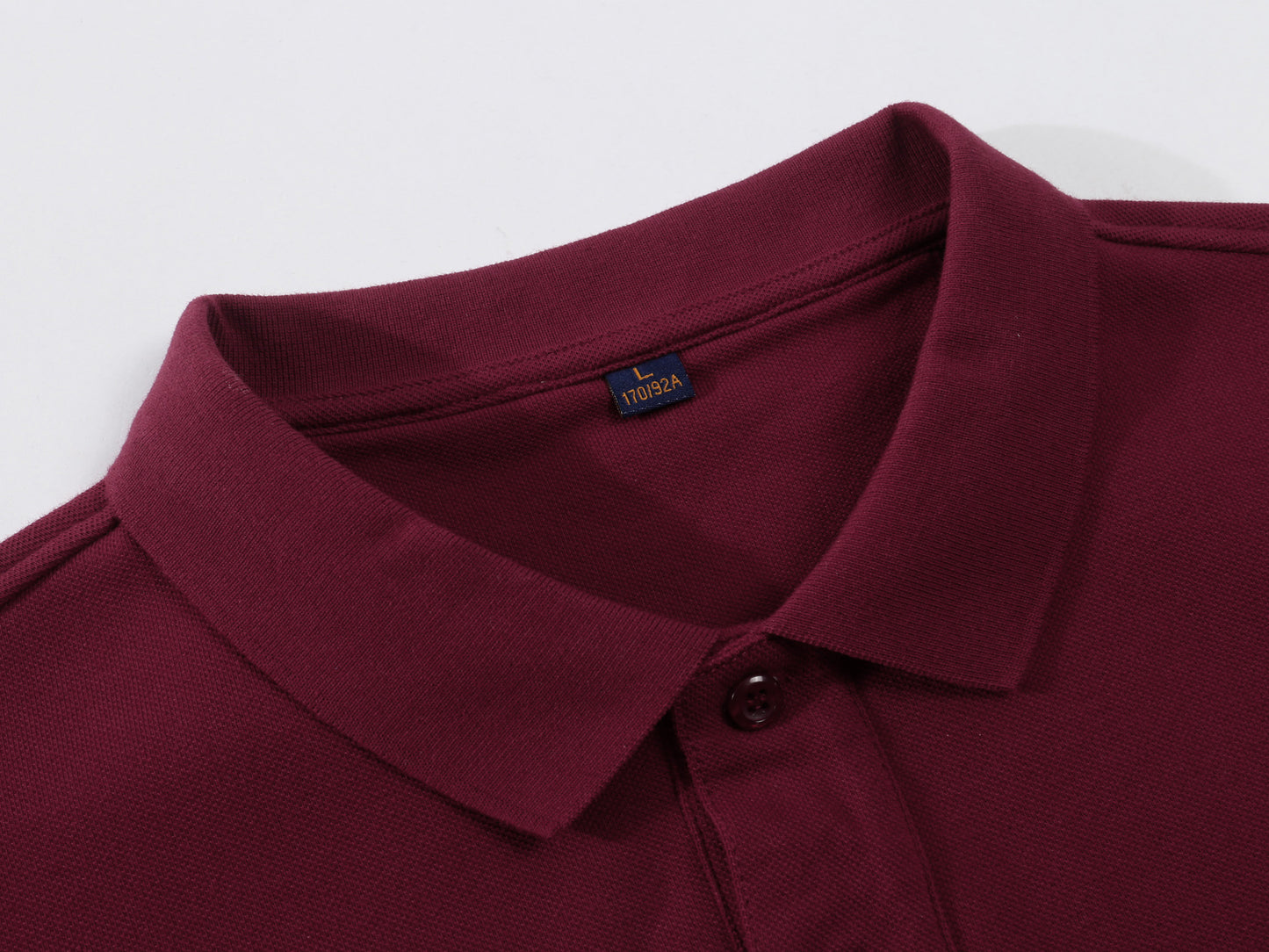 500GSM Ultra-Soft Fleece Polo Shirt | Full Cotton Crewneck, Thermal Lining & Color Options - 613#