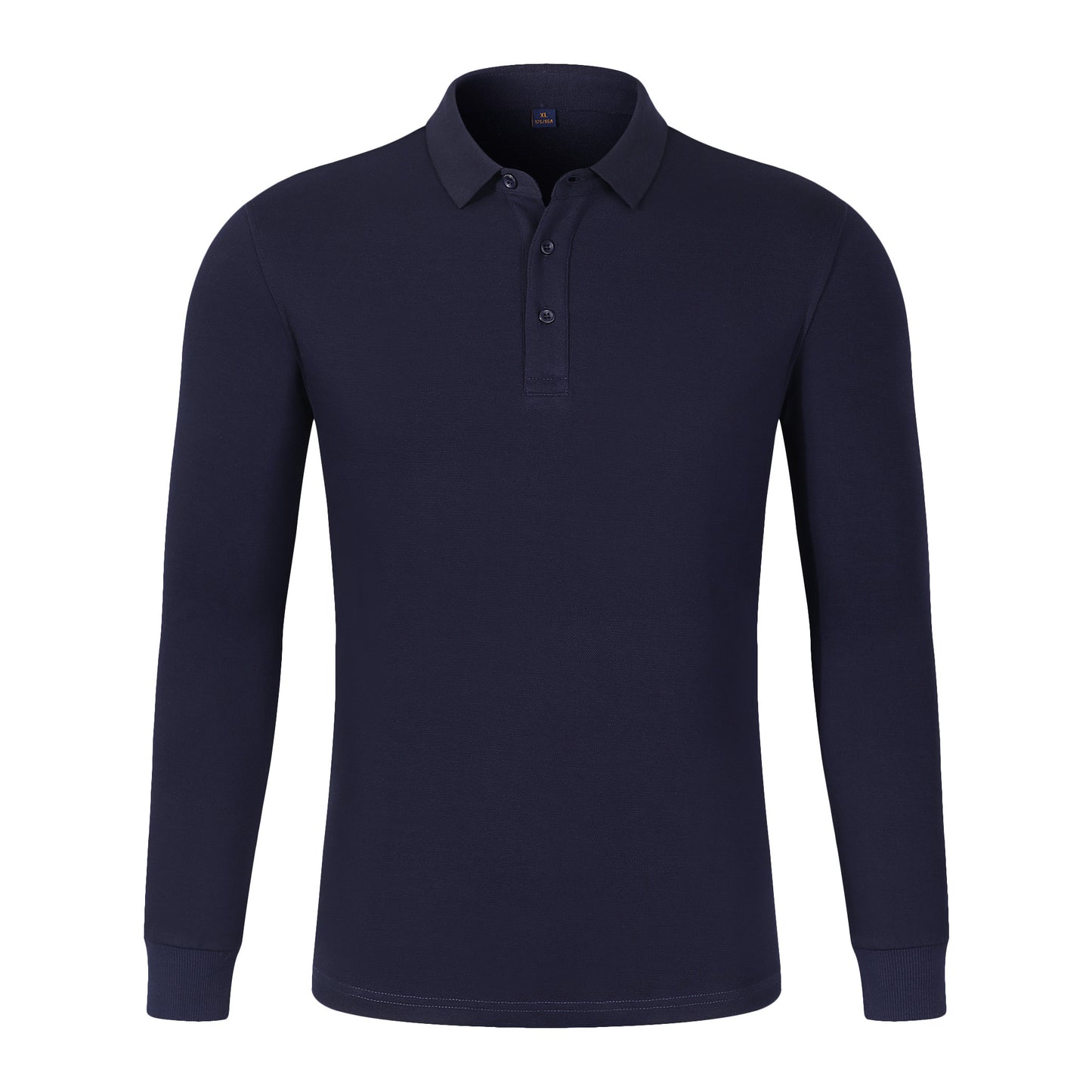 360GSM Pique Cotton Long Sleeve Polo | Unisex Thermal Lined Collared Shirt with 6 Colors - DGCY652#