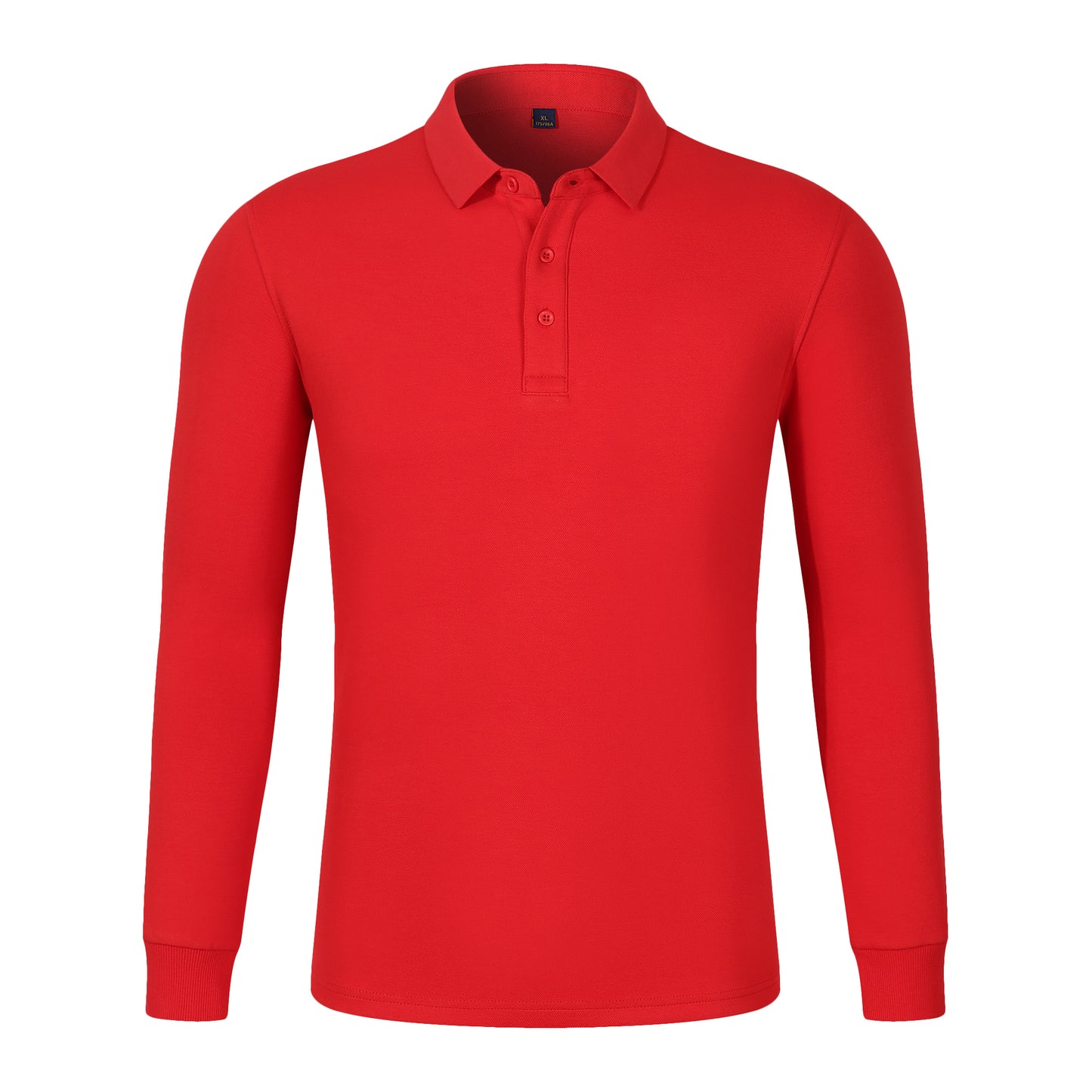 360GSM Pique Cotton Long Sleeve Polo | Unisex Thermal Lined Collared Shirt with 6 Colors - DGCY652#