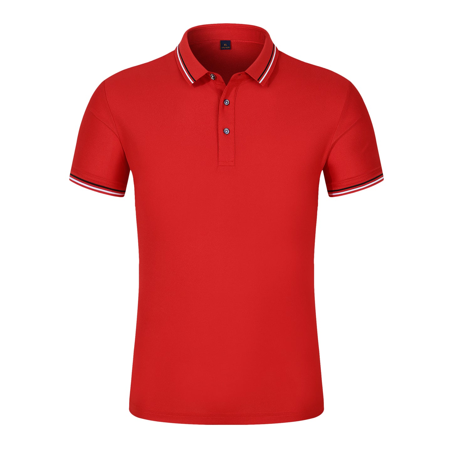 Premium Stripe-collar Polo Shirt | 9 Color Options, Quick-dry Polyester & 3D Tailored Fit - DGCY6028#