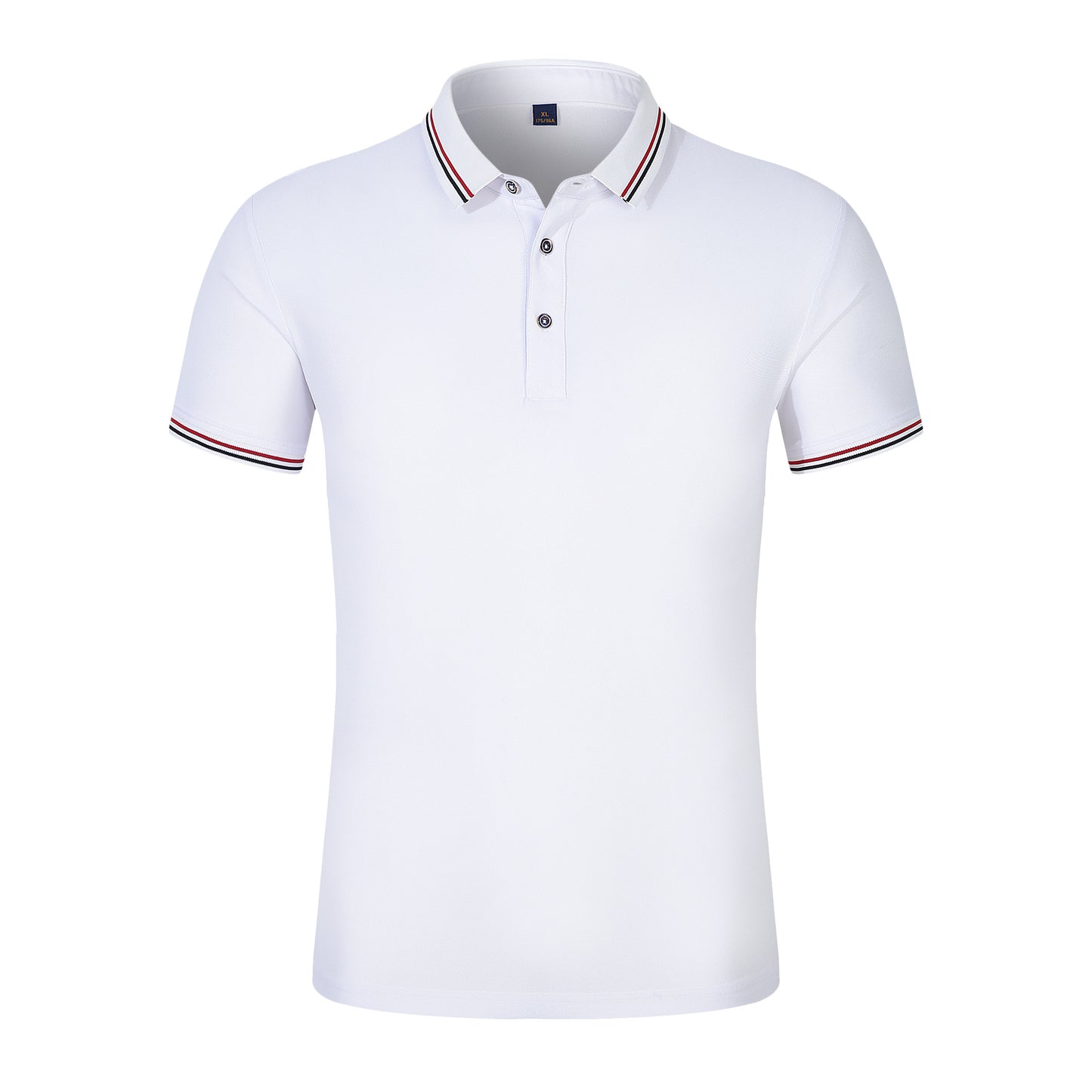 Premium Stripe-collar Polo Shirt | 9 Color Options, Quick-dry Polyester & 3D Tailored Fit - DGCY6028#