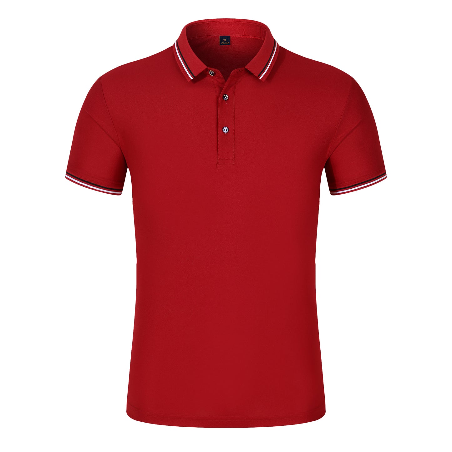 Premium Stripe-collar Polo Shirt | 9 Color Options, Quick-dry Polyester & 3D Tailored Fit - DGCY6028#