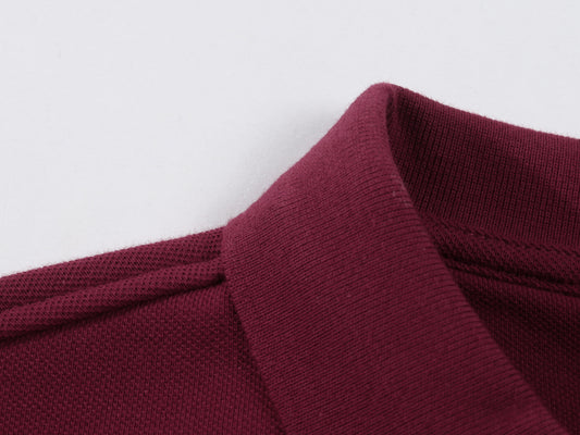 500GSM Ultra-Soft Fleece Polo Shirt | Full Cotton Crewneck, Thermal Lining & Color Options - 613#