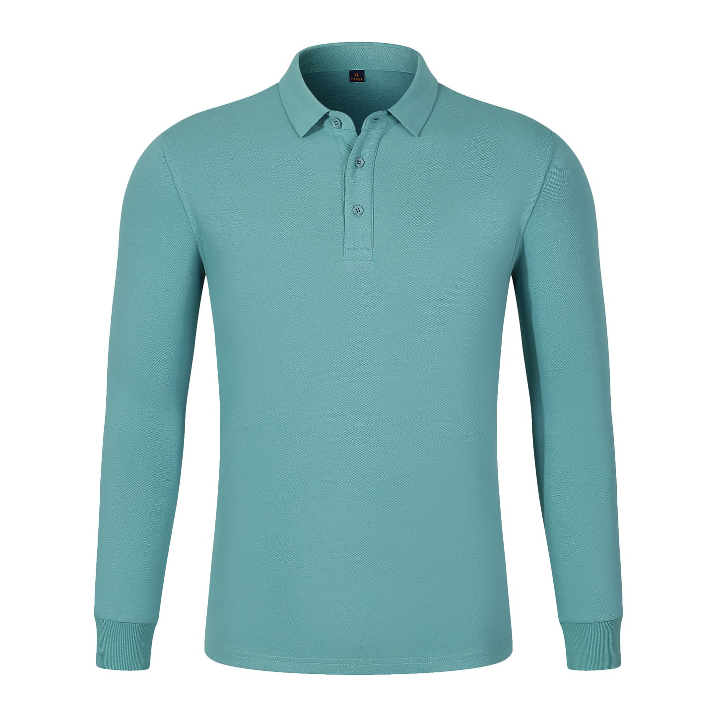 360GSM Pique Cotton Long Sleeve Polo | Unisex Thermal Lined Collared Shirt with 6 Colors - DGCY652#