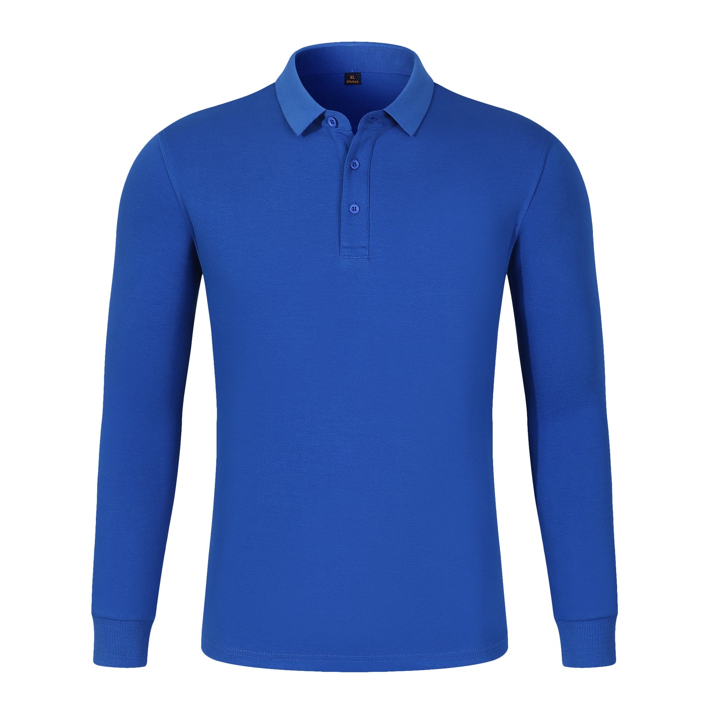 360GSM Pique Cotton Long Sleeve Polo | Unisex Thermal Lined Collared Shirt with 6 Colors - DGCY652#